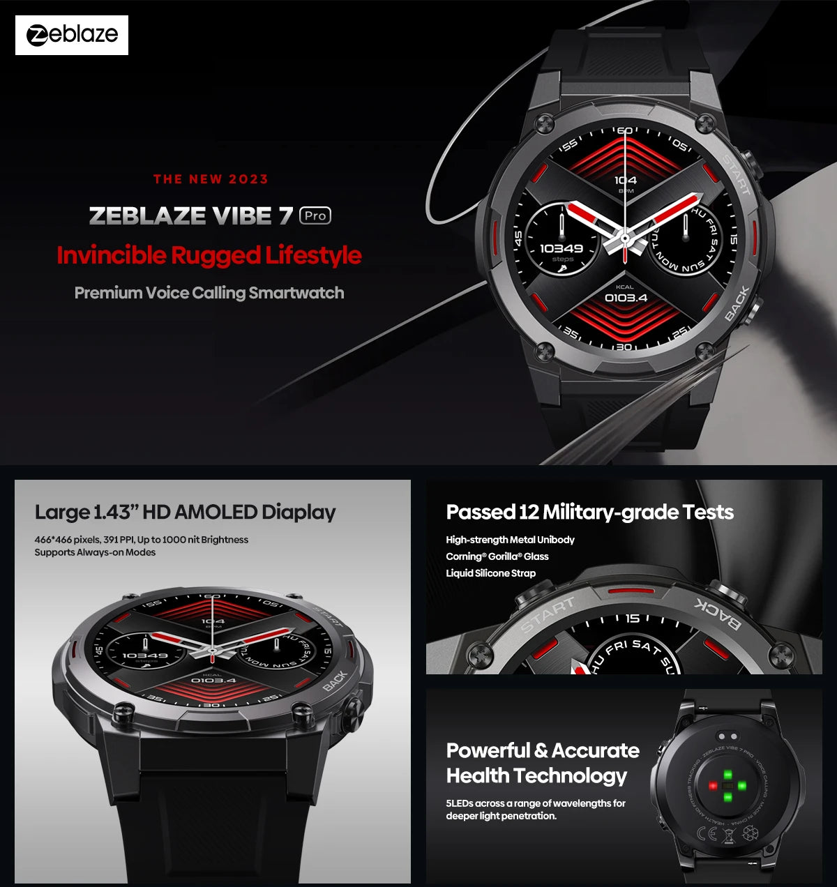 Smartwatch Zeblaze VIBE 7 PRO