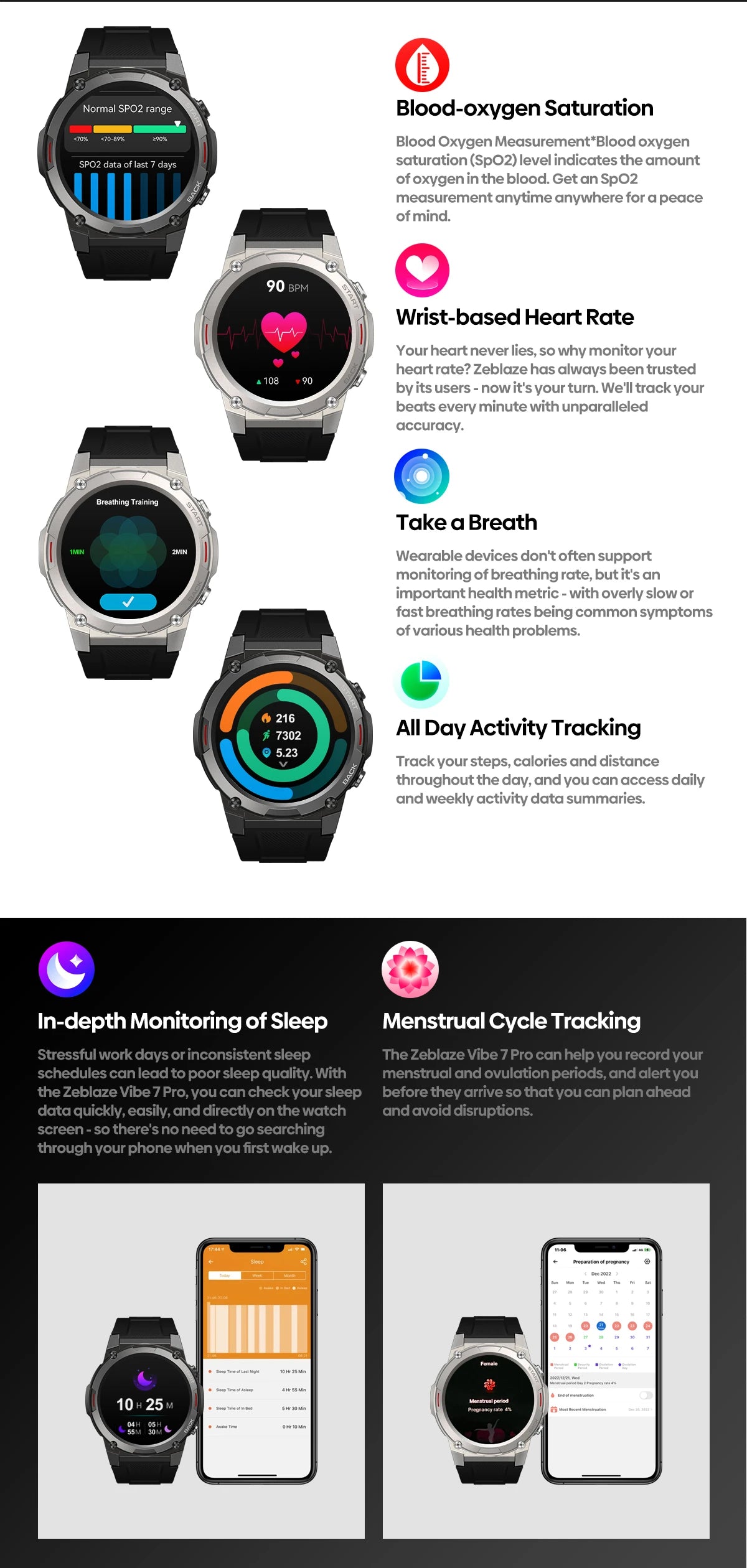 Smartwatch Zeblaze VIBE 7 PRO